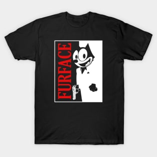 Felix the Cat - FURFACE parody (4 dark tees) T-Shirt